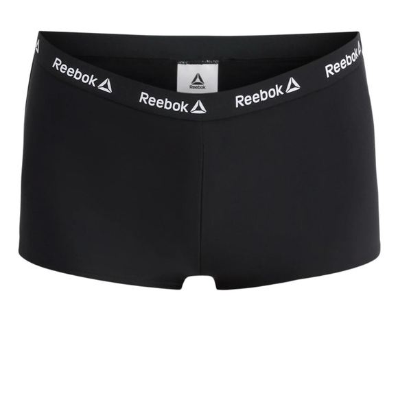 NWT Reebok Women's Black Swim Cheeky Boy Shorts XXL Quick Dry UPF 50+ - Picture 4 of 9